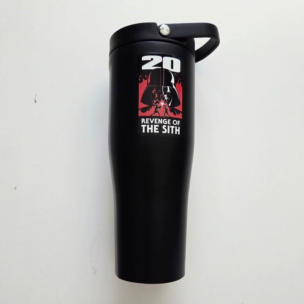 Star Wars Revenge of the Sith 20th Anniversary Black Corkcicle Tumbler